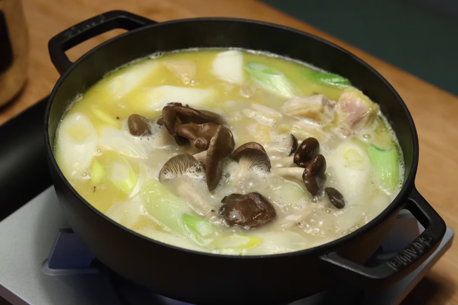 地鶏白湯鍋コース